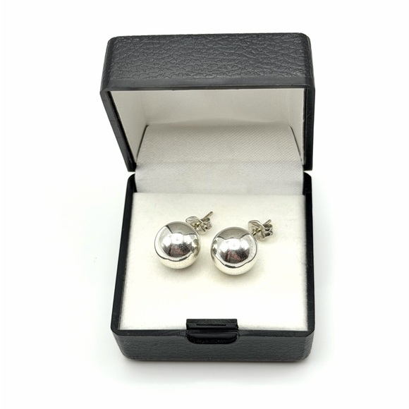 Tiffany & Co. Silver Ball Earrings - Picture 15 of 16